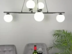 Emibig Kjøkkenbelysning Tak|Takpendler<Essa takpendel 5-lys - Svart/Røykfarget