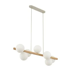 TK Lighting Kjøkkenbelysning Tak|Takpendler<Estera wood takpendel 7-lys