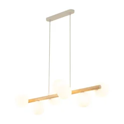 TK Lighting Kjøkkenbelysning Tak|Takpendler<Estera wood takpendel 7-lys