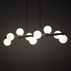 TK Lighting Kjøkkenbelysning Tak|Takpendler<Estera wood takpendel 9-lys