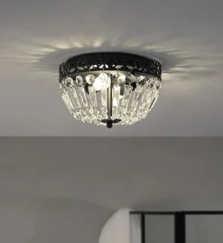 Marksløjd Kjøkkenbelysning Tak|Taklamper / Takplafonder<Etienne taklampe 25 cm - Svart/Klar -