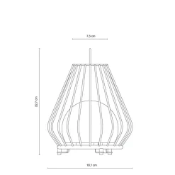 Dyberg Larsen Solcellebelysning<Evesham utendørs lanterne oppladbar liten