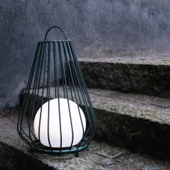 Dyberg Larsen Solcellebelysning<Evesham utendørs lanterne oppladbar stor