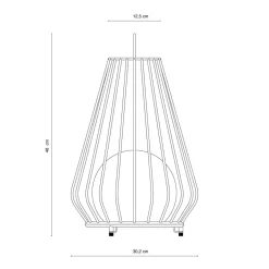 Dyberg Larsen Solcellebelysning<Evesham utendørs lanterne oppladbar stor