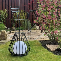 Dyberg Larsen Solcellebelysning<Evesham utendørs lanterne oppladbar medium