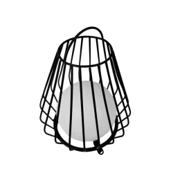 Dyberg Larsen Solcellebelysning<Evesham utendørs lanterne oppladbar medium