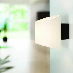 Herstal Vegglamper Med Opp/Ned Lys|Interiørlamper<Evoke Oval 18 cm vegglampe - Antrasittgrå/Hvit