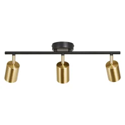 Nordlux Kjøkkenbelysning Tak|Spotter & Skinner<Explore 3 spotlight - Svart/Messingfarget