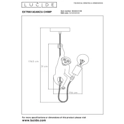 Lucide Kjøkkenbelysning Tak|Takpendler<Extravaganza Chimp takpendel