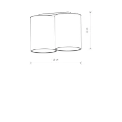 Nowodvorski Kjøkkenbelysning Tak|Spotter & Skinner<Eye tone dobbel takspot - Hvit