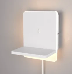 Trio Lighting Vegglamper Med Usb<Fairfield vegglampe 9W 3000 Kelvin med USB - 3-step dim