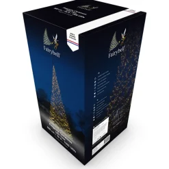Fairybell Juletrelys & Lysslynger|Julebelysning Til Flaggstang<8M flaggstang julebelysning - 1500 LEDlys - med twinkle