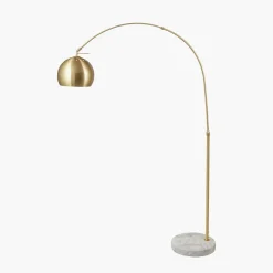 Pacific Lifestyle Interiørlamper Gulv|Leselamper Gulv<Feliciani gulvlampe 175 cm - Messing/Marmor