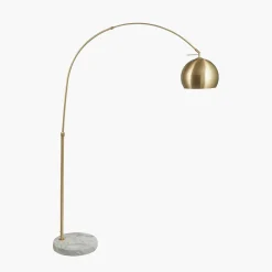 Pacific Lifestyle Interiørlamper Gulv|Leselamper Gulv<Feliciani gulvlampe 175 cm - Messing/Marmor