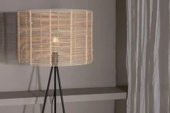 Venture Home Interiørlamper Gulv<Fence gulvlampe 160 cm - Svart/Naturfarget