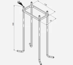 Norlys Lightup-Pris|Pullert<Festejern/betongforankring - 112