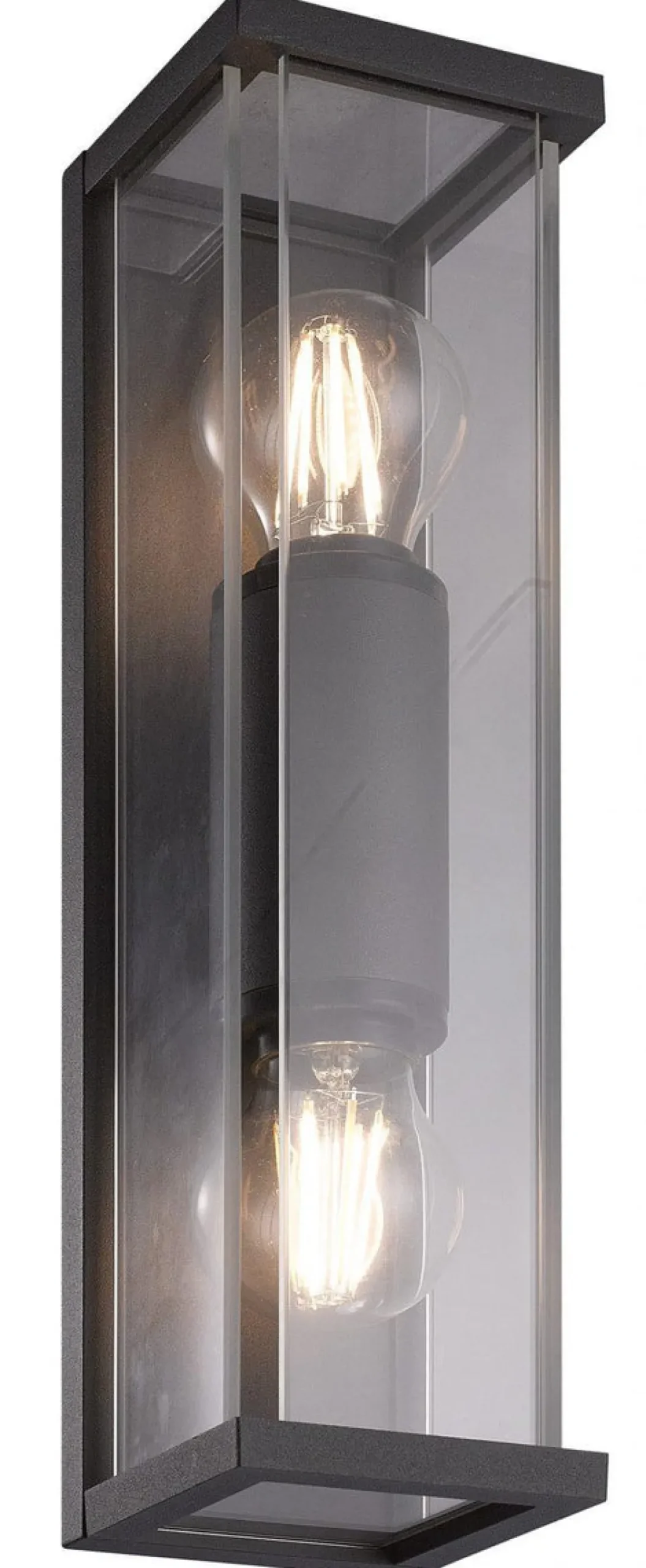 NorDesign Utelamper - Veggskjold / Plafond<Finestra minor duo vegglampe - Antrasitt