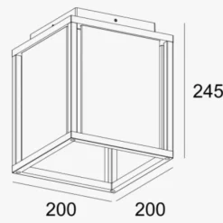NorDesign Taklamper Ute|Utendørs Downlights<Finestra taklampe - Antrasitt