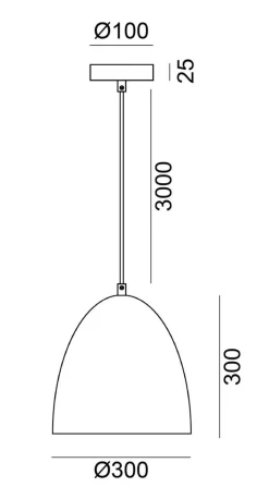 NorDesign Kjøkkenbelysning Tak|Takpendler<Fiola takpendel 30 cm