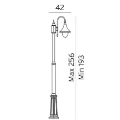Norlys Lightup-Pris|Lyktestolper<Firenze 810
