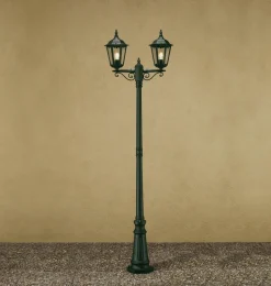 Konstsmide Lyktestolper<Firenze 2-arm stolpe 220cm