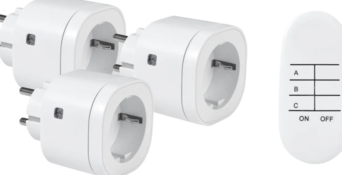 Pr home of Scandinavia Ab Dimmere|Dimmere<Fjernstrømbryter 3 pkn, hvit