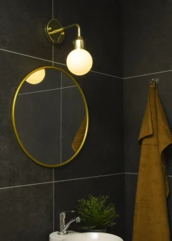 Aneta Lighting Belysning Over Speilet På Badet|Baderomsbelysning Vegg<Florens vegglampe IP44