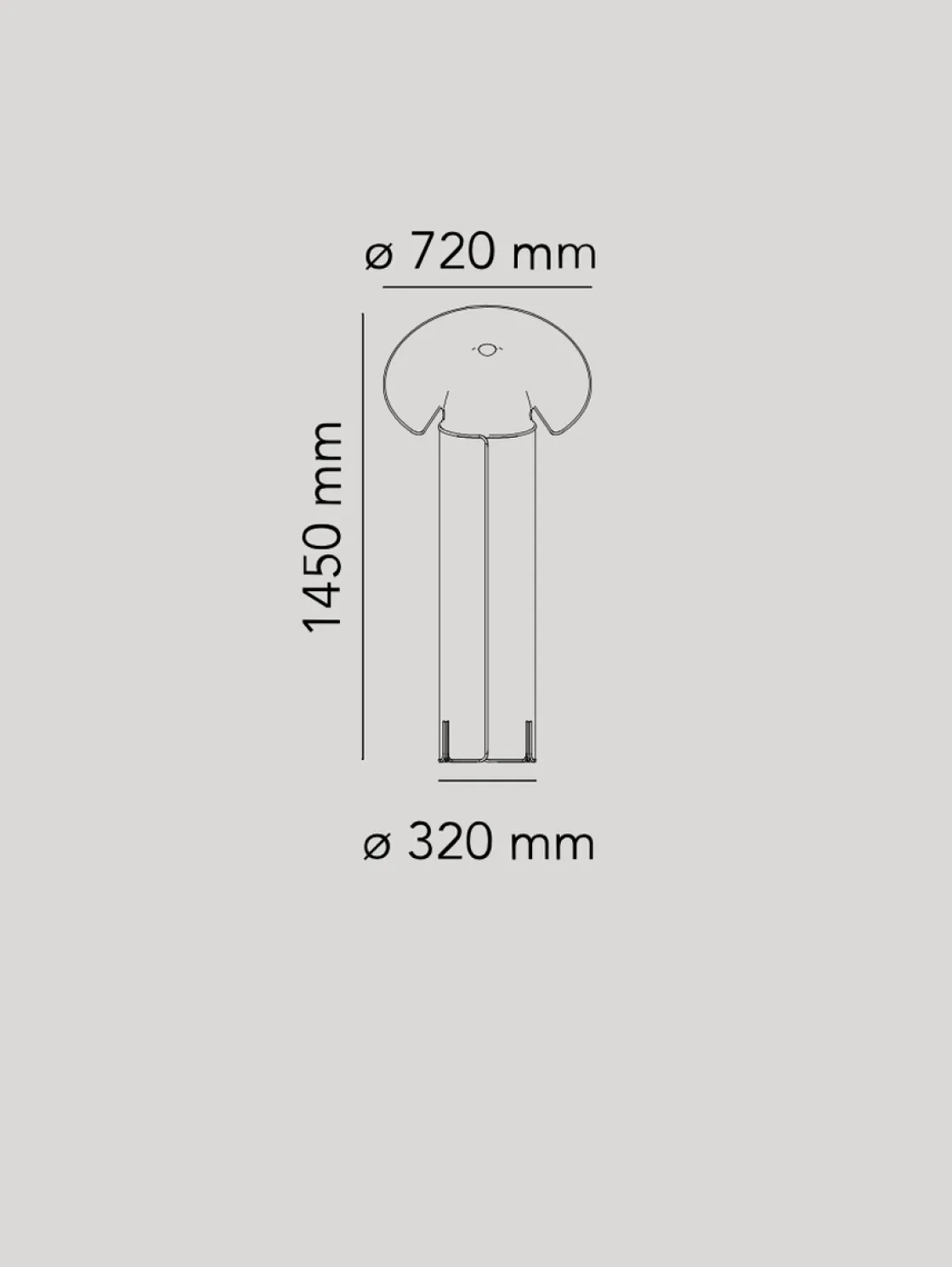 Flos Interiørlamper Gulv<Chiara Gulvlampe - Aluminium/