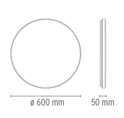 Flos Baderomsbelysning Tak|Kjøkkenbelysning Tak<Clara Taklampe -