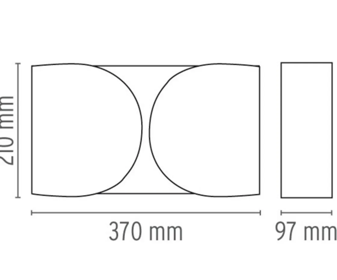 Flos Vegglamper Med Opp/Ned Lys|Interiørlamper<Foglio vegglampe