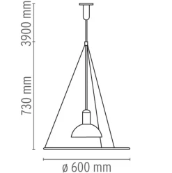 Flos Kjøkkenbelysning Tak|Takpendler<Frisbi taklampe