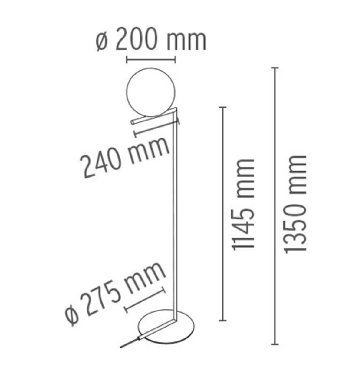 Flos Interiørlamper Gulv<IC F1 gulvlampe