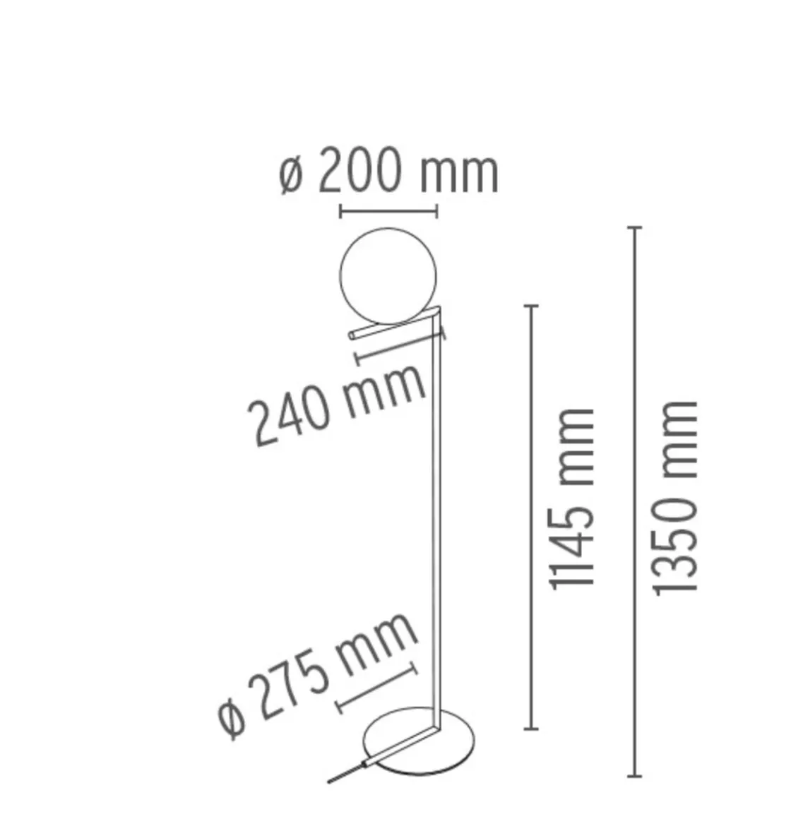 Flos Interiørlamper Gulv<IC F1 gulvlampe