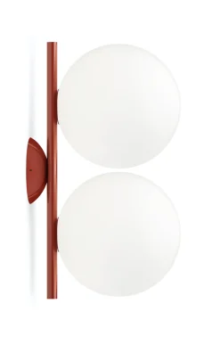 Flos Lightup-Pris|Interiørlamper<IC Lights C/W1 dobbel vegglampe