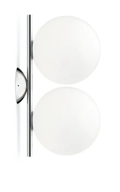 Flos Lightup-Pris|Interiørlamper<IC Lights C/W1 dobbel vegglampe