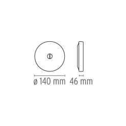 Flos Baderomsbelysning Tak|Interiørlamper<Mini Button