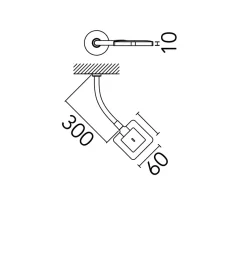 Flos Leselamper<Minikelvin Flex - ekstern strømtilkobling