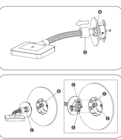 Flos Leselamper<Minikelvin Flex Integrert - Black
