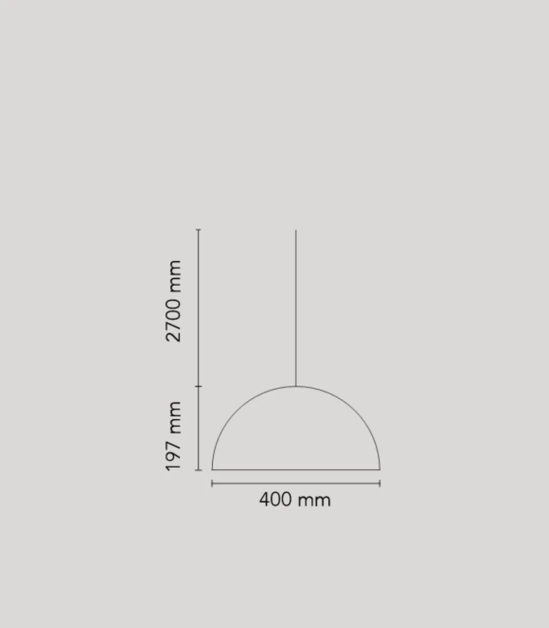 Flos Kjøkkenbelysning Tak|Takpendler<Skygarden takpendel 40 cm