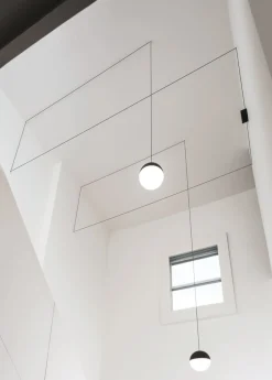 Flos Kjøkkenbelysning Tak|Takpendler<String Light taklampe - Sphere - 22m