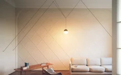 Flos Kjøkkenbelysning Tak|Takpendler<String Light taklampe - Sphere - 12m