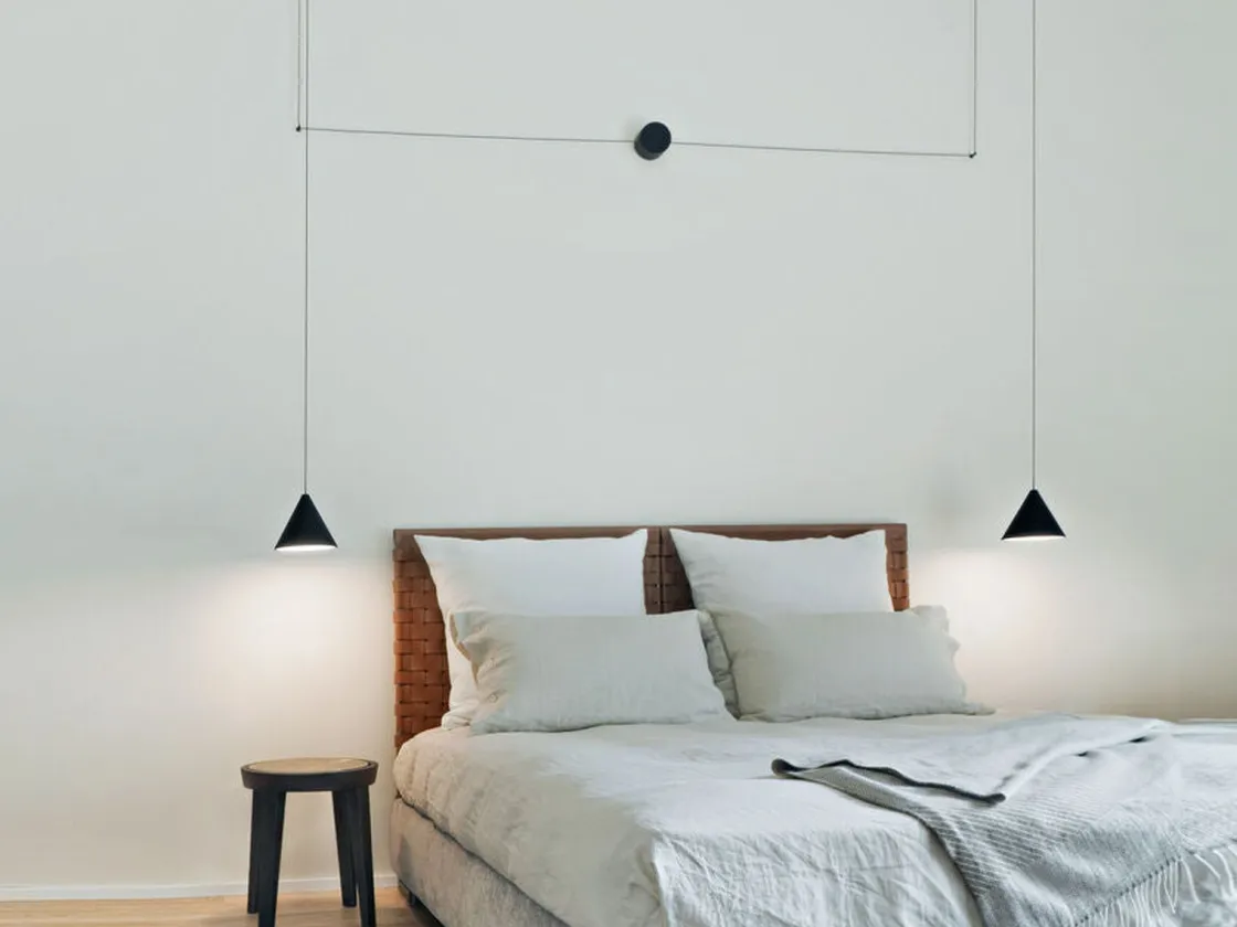 Flos Kjøkkenbelysning Tak|Takpendler<String Light taklampe - Cone - 22 m kabel