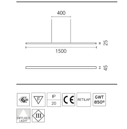 Flos Kjøkkenbelysning Tak|Takpendler<Super Line Down - Sort