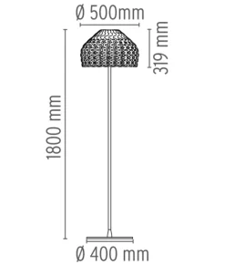 Flos Interiørlamper Gulv<Tatou F