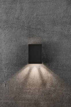 Nordlux Utelamper Med Opp/Ned Lys<Fold 10 vegglampe utendørs opp/ned - Svart