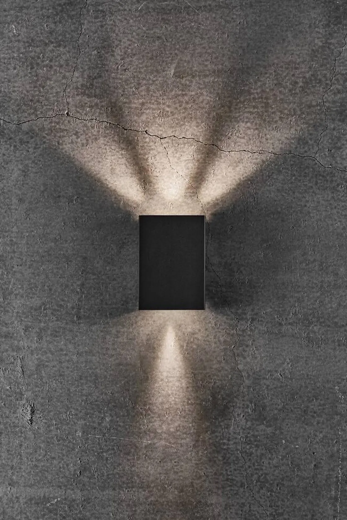 Nordlux Utelamper Med Opp/Ned Lys<Fold 10 vegglampe utendørs opp/ned - Svart