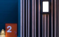 Sg Armaturen As Utelamper - Veggskjold / Plafond<Frame mini vegglampe 6,5W 4000 Kelvin IP66 Dimbar -