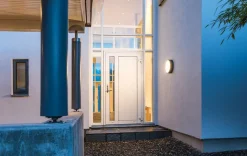 Sg Armaturen As Kjøkkenbelysning Tak|Utelamper - Veggskjold / Plafond<Frame round maxi vegg/taklampe 22W 3000 Kelvin IP66 Dimbar