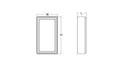 Sg Armaturen As Utelamper - Veggskjold / Plafond<Frame vegg/taklampe 8W LED m/sensor