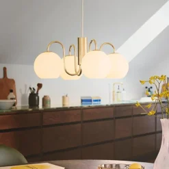 Nordlux Kjøkkenbelysning Tak|Lysekroner<Franca takpendel - Messing/Opal